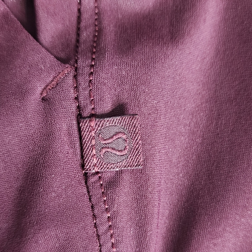 Lululemon All For It Jumpsuit Dark Adobe Stretchy Womens Size 2 - Picture 3 of 6